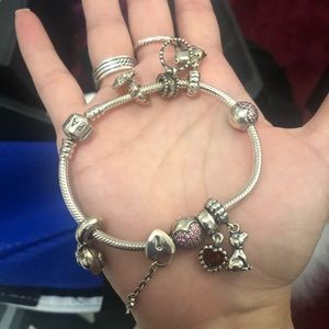 Pandora brackets with multiple dangles.